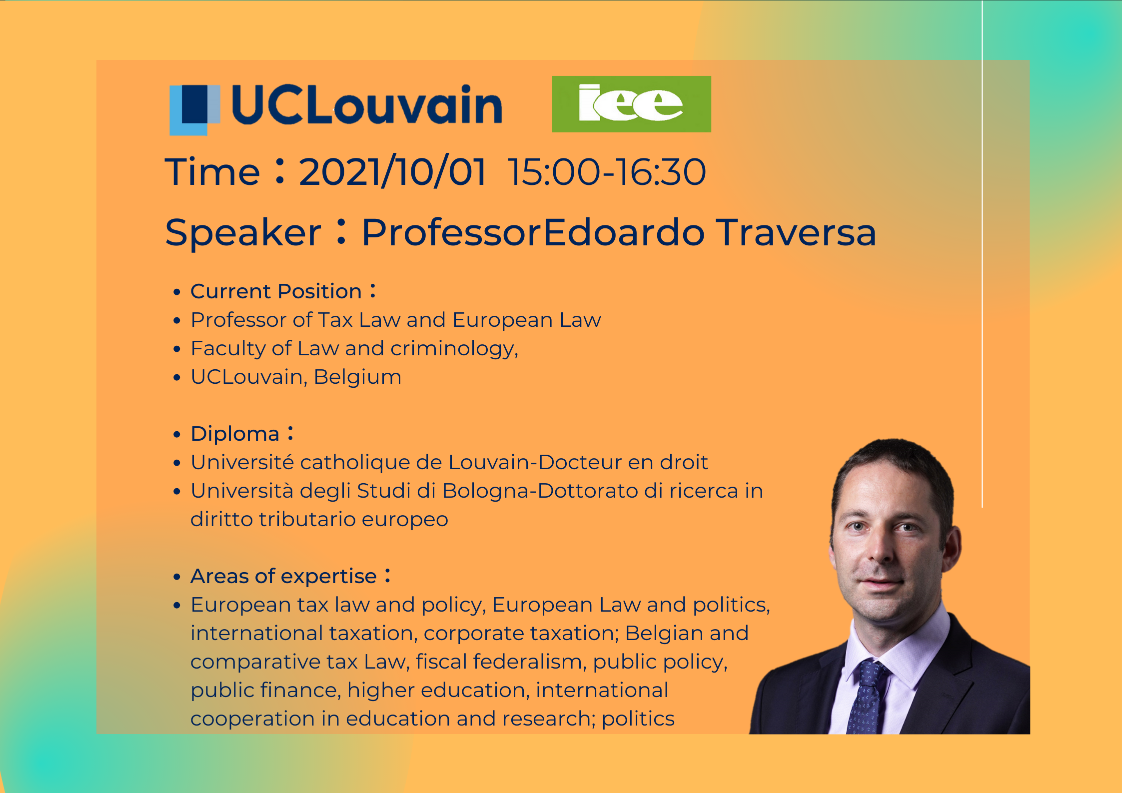 Professor Edoardo Traversa 