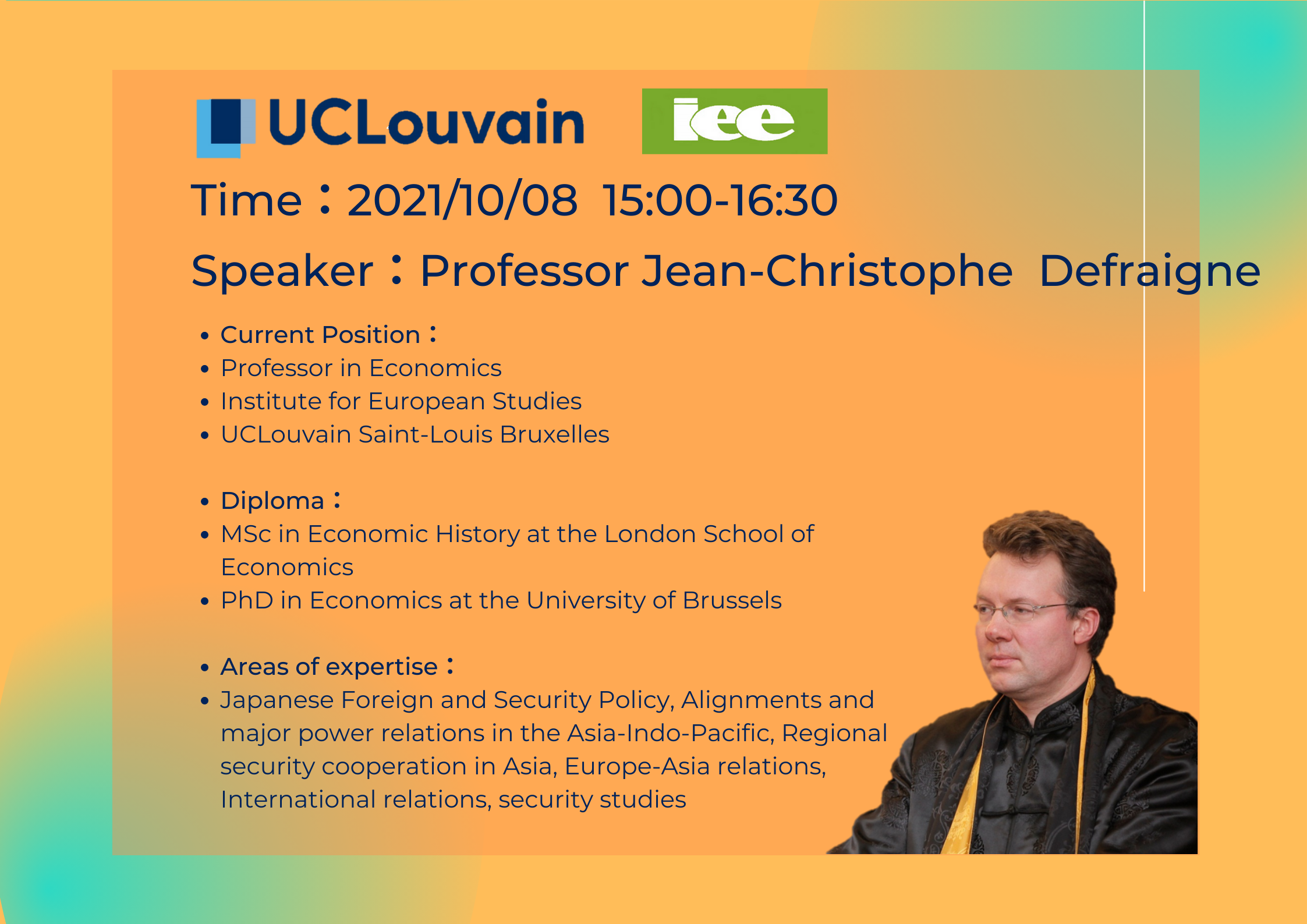 Professor Jean-Christophe Defraigne